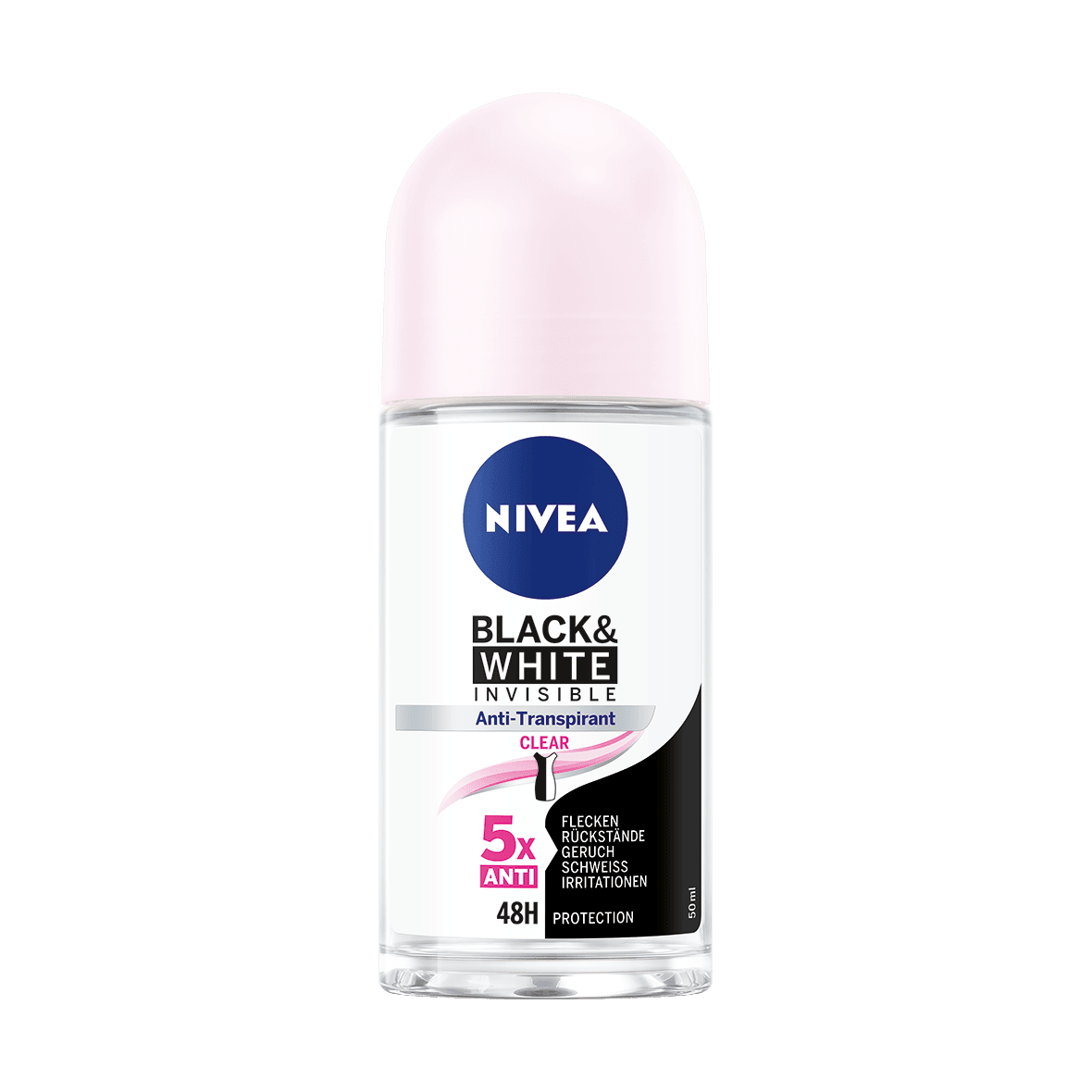 Nivea Roll-On Deodorant 50mlNivea Women B&W Invisible Roll-On Deodorant 50mlorabelca